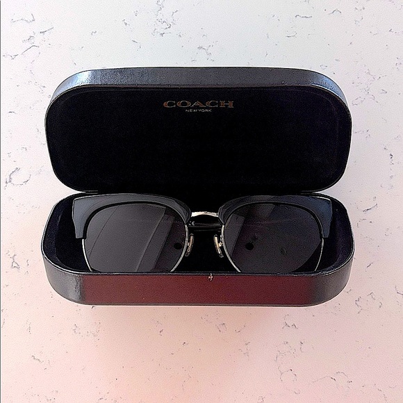 Coach Black & Tortoise Shell Sunglasses- Full Inclusion - Picture 1 of 15